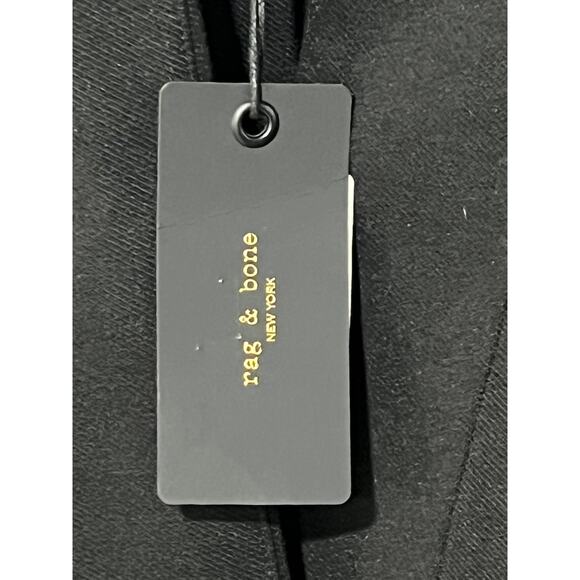 RAG & BONE BLAZER WOMENS SIZE 6 LUCY PONTE STRETCH TWILL BLACK NEW - Picture 12 of 15